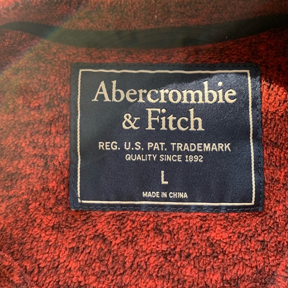 Abercrombie Fleece button up